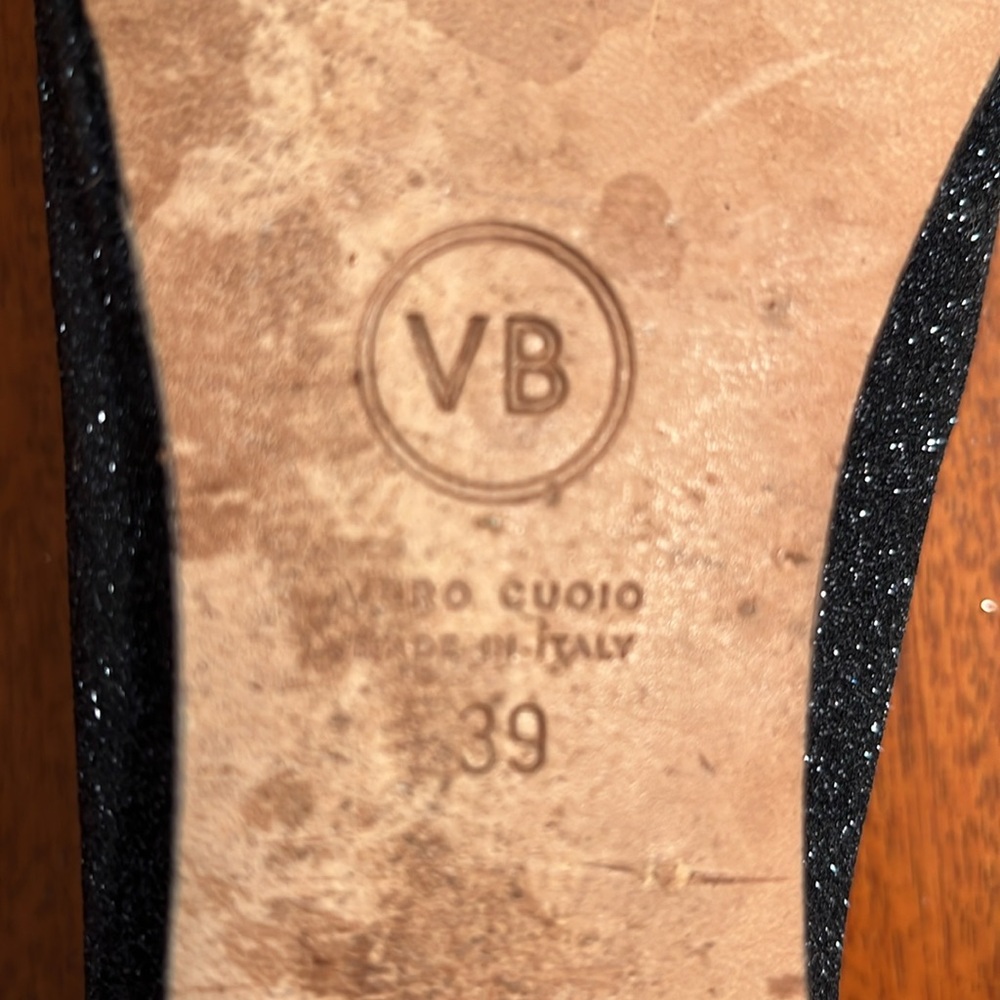 Veronica Beard. Blue glitter ballet flats. Size 39. Made in Italy. - Picture 4 of 5